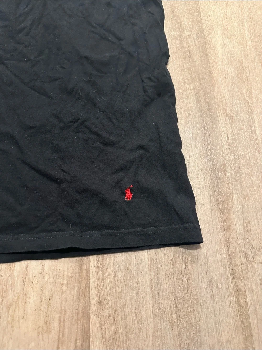 Polo by Ralph Lauren Black V-Neck Tee Shirt